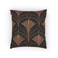 Art Deco Woven Accent Pillow — Multicolor