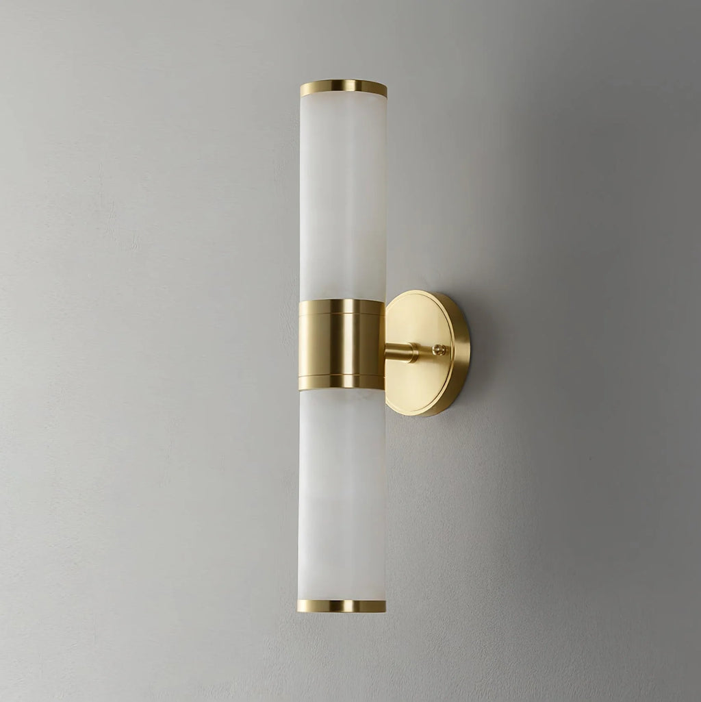 Alabaster Lampatron Cylindrical Wall Lamp