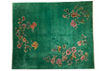 8x9.5 Vintage Nichols Art Deco Carpet